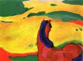 Marc cheval dans un paysage Expressionnisme expressionniste Franz Marc